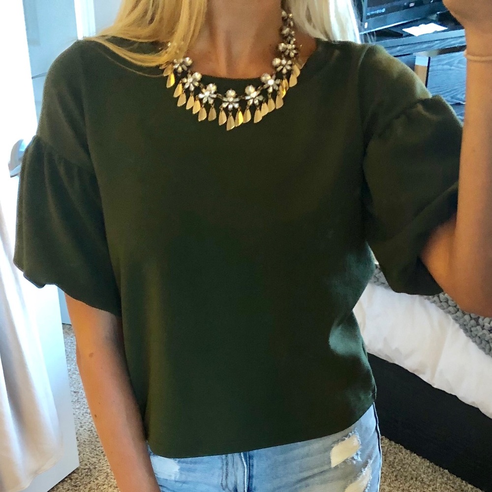 Green Envelope Los Angeles Top